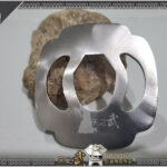 SKY-kendo Stainless Steel Bokken Tsuba月影 Lunar Shadow80g Custom Engraving Multiple styles available