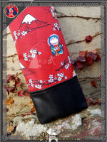 SKY-kendo 富士山猫ふじさんねこMount Fuji Cat 3本 shinai/ Iaito bag  Double‑layer Waterproof Flannel Lining - 图片 5