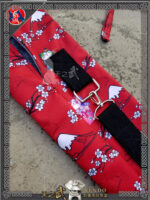 SKY-kendo 富士山猫ふじさんねこMount Fuji Cat 3本 shinai/ Iaito bag  Double‑layer Waterproof Flannel Lining - 图片 4