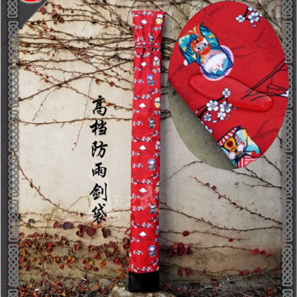 SKY-kendo 富士山猫ふじさんねこMount Fuji Cat 3本 shinai/ Iaito bag  Double‑layer Waterproof Flannel Lining