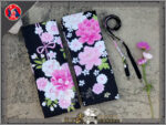 SKY-kendo 桜 さくら Cherry Blossom/牡丹ぼたんPeony3本 shinai/ Iaito bag  Double‑layer  Flannel Lining