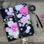 SKY-kendo 桜 さくら Cherry Blossom/牡丹ぼたんPeony3本 shinai/ Iaito bag  Double‑layer  Flannel Lining
