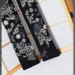 SKY-kendo Bamboo‑Leaf Kamon Japanese Family Crest 3本 shinai/ Iaito bag  Double‑layer  Flannel Lining - 图片 3