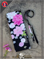 SKY-kendo 桜 さくら Cherry Blossom/牡丹ぼたんPeony3本 shinai/ Iaito bag  Double‑layer  Flannel Lining - 图片 4