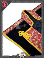 SKY-kendo 紅桜 red cherry blossom black woolen 陣羽織 Samurai Surcoat Exquisite Craft, Semi‑Handmade - 图片 6