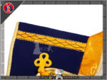 SKY-kendo  風林火山 Fūrinkazan blue woolen 陣羽織 Samurai Surcoat Exquisite Craft, Semi‑Handmade  Armour - 图片 3
